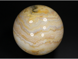 Шар Агат кружевной, Бразилия (60 мм, 348 г) №29963