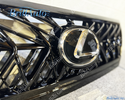 Решетка радиатора Lexus GX 470 TRD с лого черная АНТИХРОМ