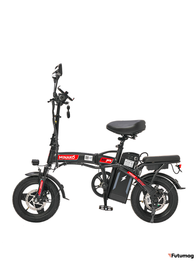 Электровелосипед Minako M1 Pro красный