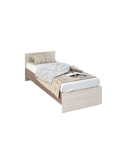 Бася (Басса) КР 554 кровать (800мм) Ясень шимо темный/Ясень шимо светлый (с настилом)