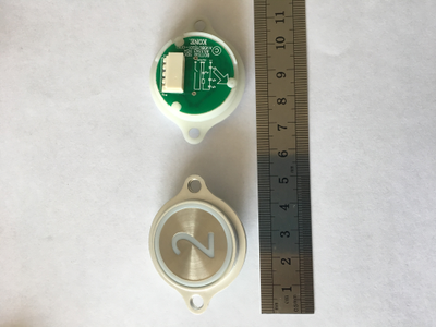 Круглая кнопка от "0" до "9" с ушками KONE (В наличии!)