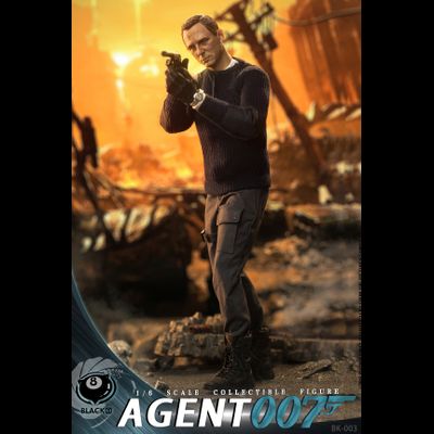 Джеймс Бонд (Дэниел Крейг, "Не время умирать") - КОЛЛЕКЦИОННАЯ ФИГУРКА 1/6 Agent 007 (BK-003) - BLACK 8 STUDIO