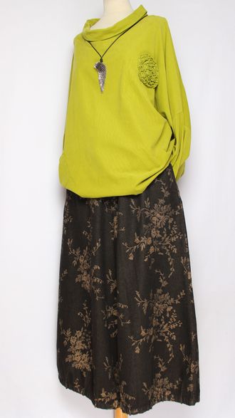 Рубашка "Вельвет хомут роза"лайм до р.56