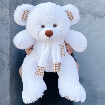 Плюшевый мишка 90 см белый Тоффи