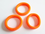 Резинки бесшовные 30 мм, цвет ярко-оранжевый