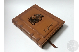 именной ежедневник на заказ, ежедневник из натуральной кожи, подарок для руководителя
