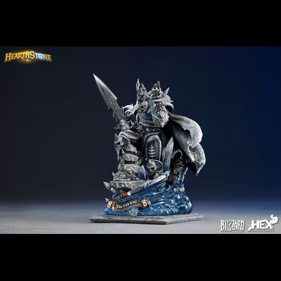 Король-Лич (серия Warcraft, HearthStone) - КОЛЛЕКЦИОННАЯ СТАТУЯ 1/10 The Lich King (HEXHS002) - HEX Collectibles x Blizzard