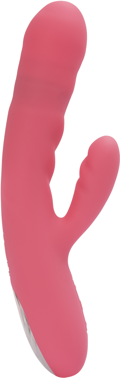 S59-SP Мощный вибратор-кролик с функцией пенетрации Avery Strawberry Pink