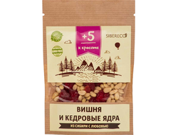 Кедровые орехи и вишня, 50г (СИБЕРЕКО)