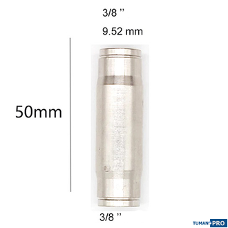 Фитинг Slip-Lock проходной Ø3/8" (9,52 мм)