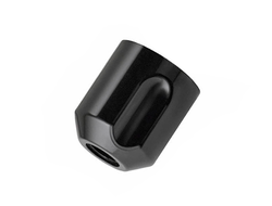 Держатель с вертикальной фрезеровкой для тату машинки Skinner Innovation Pro Black Gloss