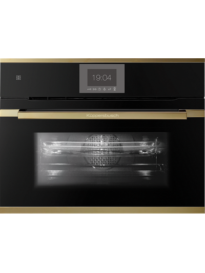 Компактный духовой шкаф с микроволнами Kuppersbusch CBM 6550.0 S4 Gold