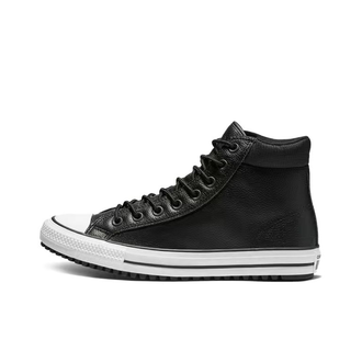 Кеды Converse All Star Pc leather черные высокие кожаные