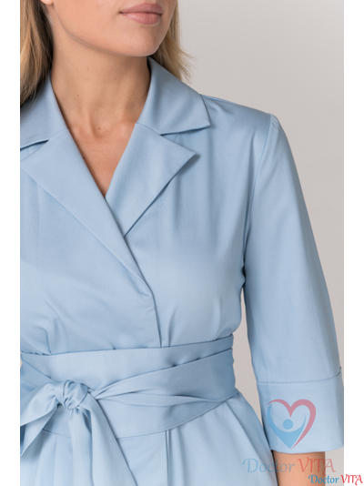 ПЛАТЬЕ медицинское Dr.Super "Spring" голубое