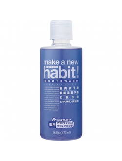 Средство для полоскания рта со вкусом чёрной мяты Nissan FaFa Make a New Habit (473 мл)