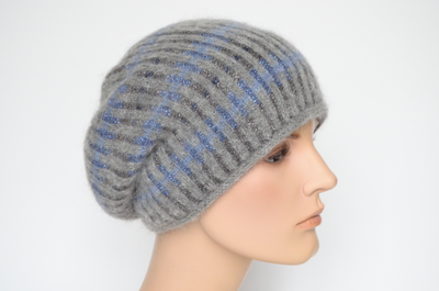 Вицио серый итальянский берет зима 2023