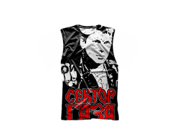 Майка 3D с полной запечаткой Сектор Газа, Юрий Хой №6