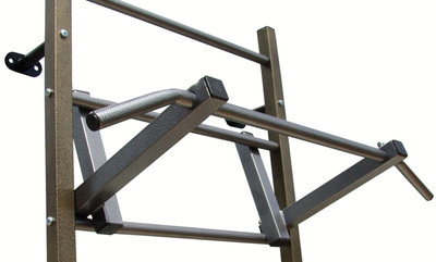 Шведская стенка ЭКО со съемными турником ЭКО и доской для пресса ДП