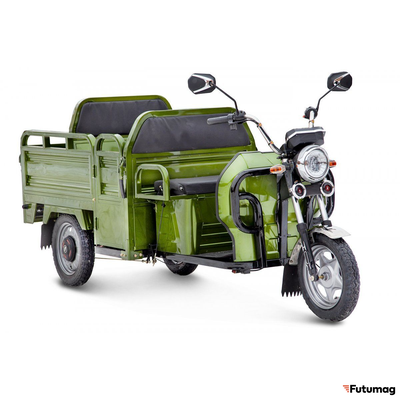 Грузовой электротрицикл Rutrike Вояж-П2 1250 60V 800W зеленый