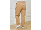 Летние женские брюки свободного силуэта  арт. 868 (цвет коричневый) Размеры 54-72