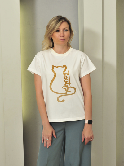 Джемпер 647-0624 кошка