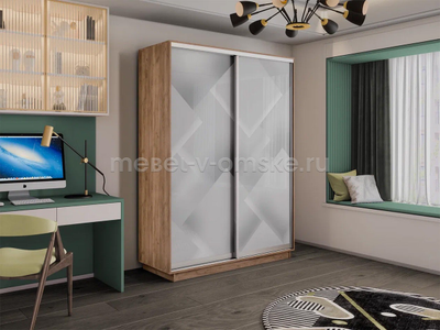 Шкаф-купе Дуо-Фото (Квадраты) 1200*450*2200