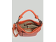 (АРТИКУЛ: 10053/2) СУМКА ЖЕНСКАЯ НЕБОЛЬШАЯ, НАТУРАЛЬНАЯ КОЖА, ОРАНЖЕВАЯ, С РУЧКОЙ И ПЛЕЧЕВЫМ РЕМНЕМ