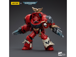 Терминатор Кровавых Ангелов (Warhammer 40k) - КОЛЛЕКЦИОННАЯ ФИГУРКА 1/18 Blood Angels Assault Terminators Brother Nassio (JT5512) - JOYTOY