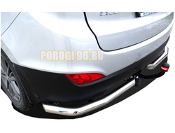 Защита заднего бампера угл.длинная d60 для Hyundai IX 35 2010-2015