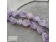 Аметист лавандовый кристаллы без обработки 10-10,5х10-14 мм, цена за нить 19 см