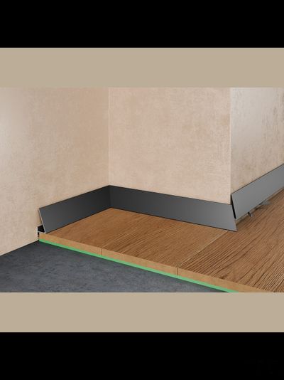 Плинтус Pro Design Corner 570 Анодированный черный