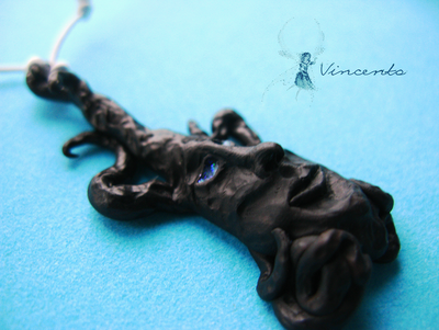 "Дух Старого Леса" - необычный кулон ручной работы