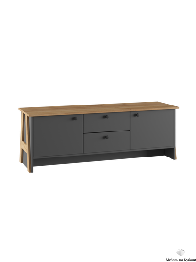 Теодора комплект мебели для гостиной Графит/Дуб крафт