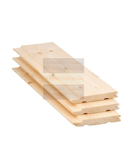 Евровагонка 96х12,5х3000 мм хвойная (ель, сосна)  сорт А