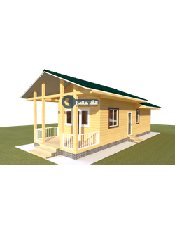 Б-03 ГАБАРИТНЫЕ РАЗМЕРЫ: (12Х4М) 1 ЭТАЖ, ОБЩАЯ ПЛОЩАДЬ: 48М²