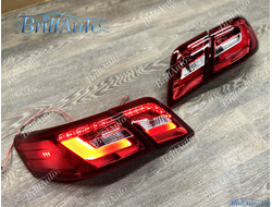 Стопы Toyota Camry 40 светодиодные красные-белые