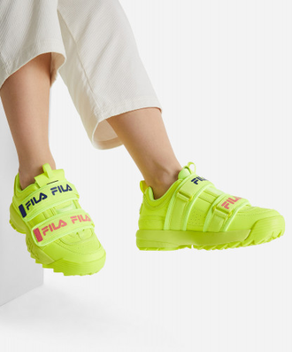 Кроссовки Fila Disruptor Straps салатовые