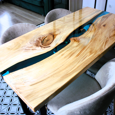 стол из эпоксидной смолы в наличии, стол река купить, стол со смолой, стол с рекой, стол река, лофт