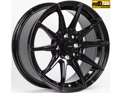 Комплект дисков R15 7,0J ET+40 4*100/4*114,3 Shogun S10 Черный глянец (S146)