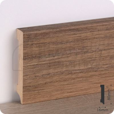 Плинтус деревянный ламинированный Дуб эстейт