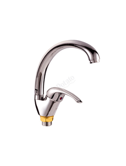 Смеситель д/кухни POTATO шар, с высок. изливом креп.гайка P5904