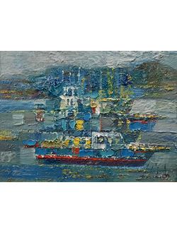 Раннее утро. Этюд I. 2024. Холст, масло. 30х40 см.