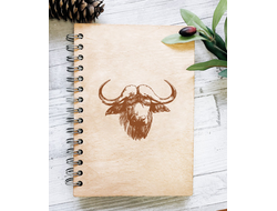 Скетчбук с символикой "Быка" №4