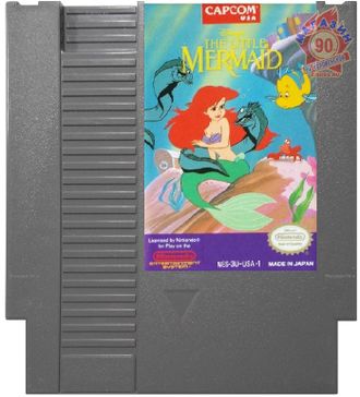 &quot;The Little Mermaid&quot; Игра для NES (Made in Japan)