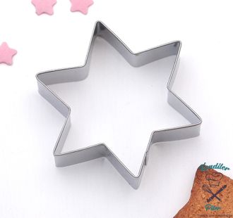 Форма для вырезания печенья «Звезда», 6×6×2 см