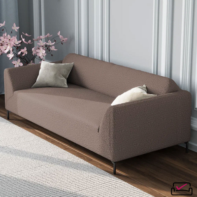 Чехол на 3х местный диван Мини Каре Капучино-Бюджет.  Россия