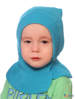 Шапка-шлем "Кроха" 20201-05, цвет бирюзовый, р. 44-46