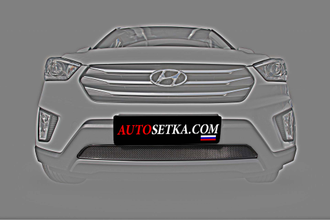 Premium защита радиатора для Hyundai Creta (2016-2019-2021)
