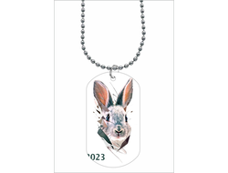 Жетон, кулон год Кролика №13