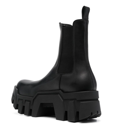 Balenciaga Bulldozer Platform Chelsea Black